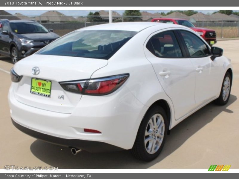 Frost / Mid-Blue Black 2018 Toyota Yaris iA