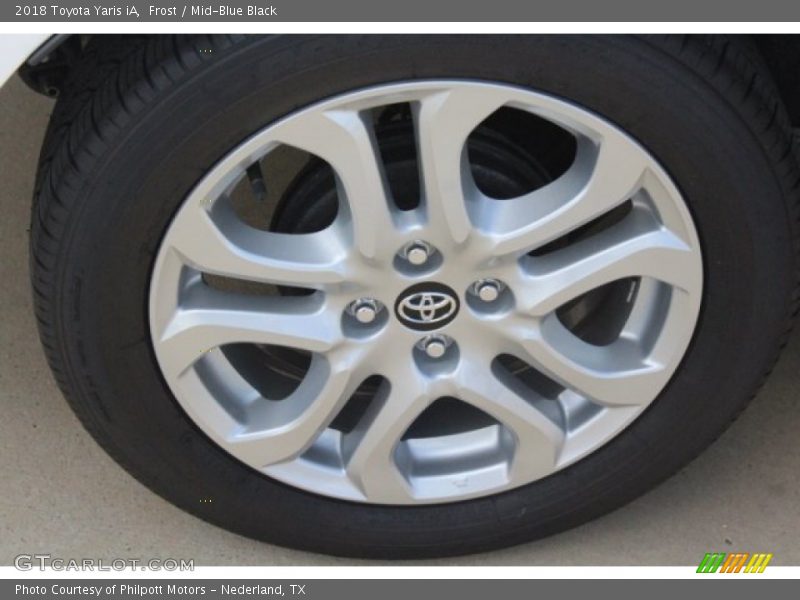 Frost / Mid-Blue Black 2018 Toyota Yaris iA