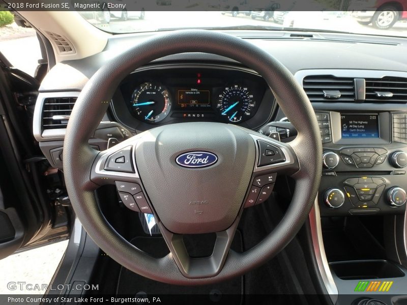 Magnetic / Ebony 2018 Ford Fusion SE