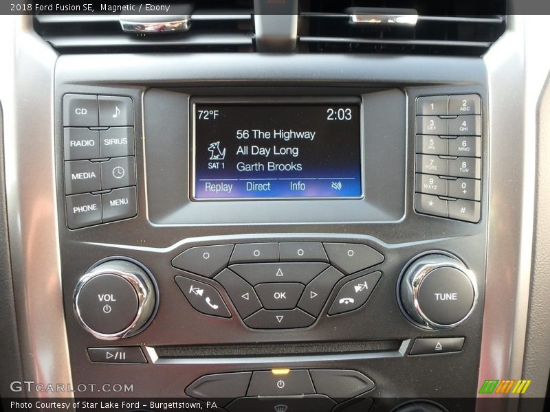Magnetic / Ebony 2018 Ford Fusion SE