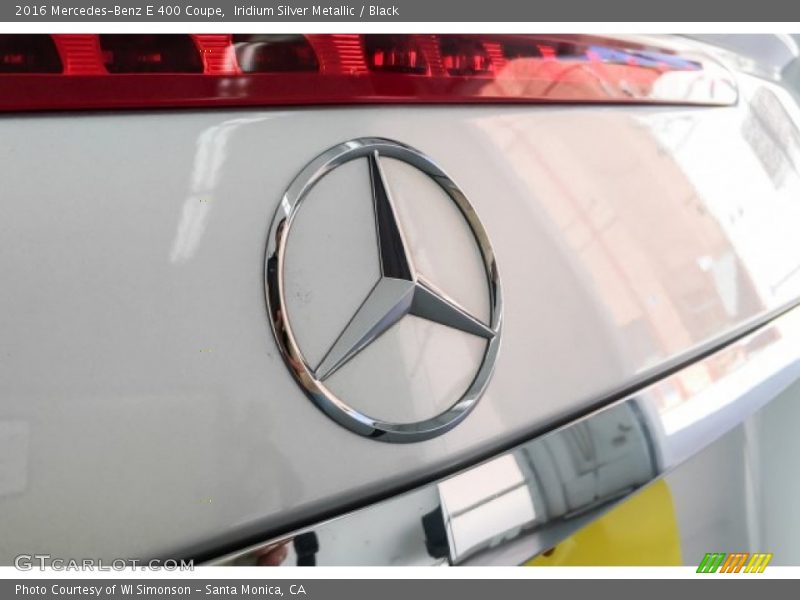 Iridium Silver Metallic / Black 2016 Mercedes-Benz E 400 Coupe