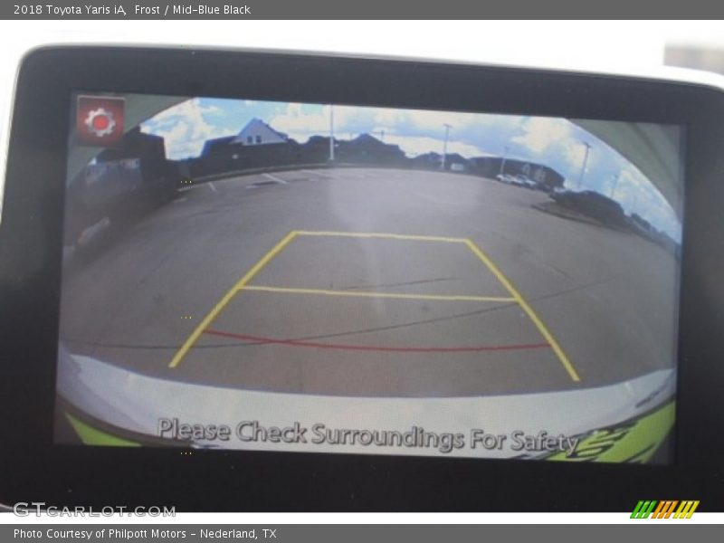 Frost / Mid-Blue Black 2018 Toyota Yaris iA