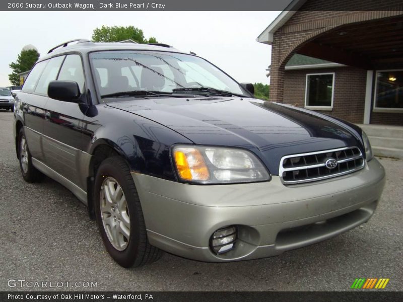 Dark Blue Pearl / Gray 2000 Subaru Outback Wagon