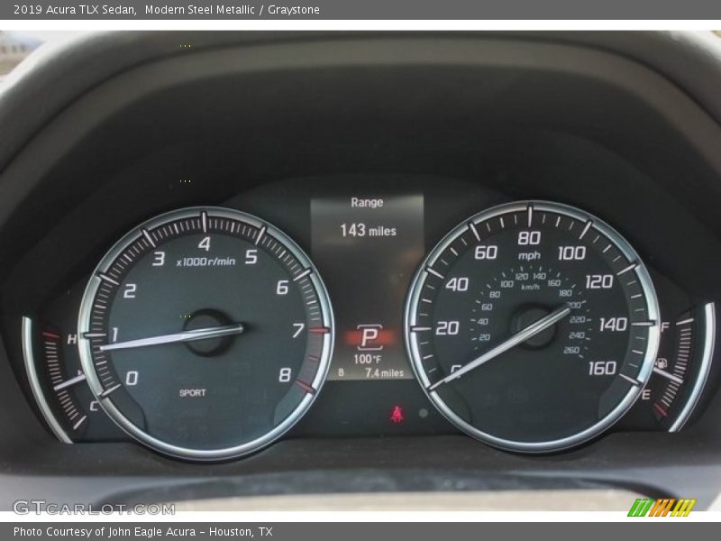 Modern Steel Metallic / Graystone 2019 Acura TLX Sedan