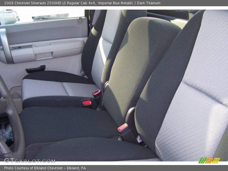 Imperial Blue Metallic / Dark Titanium 2009 Chevrolet Silverado 2500HD LS Regular Cab 4x4