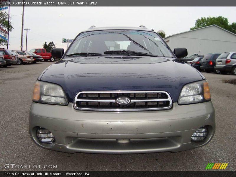 Dark Blue Pearl / Gray 2000 Subaru Outback Wagon