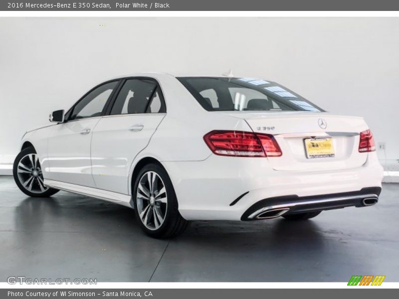 Polar White / Black 2016 Mercedes-Benz E 350 Sedan