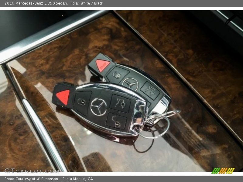 Polar White / Black 2016 Mercedes-Benz E 350 Sedan