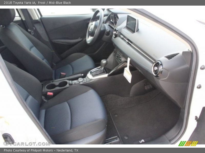 Frost / Mid-Blue Black 2018 Toyota Yaris iA