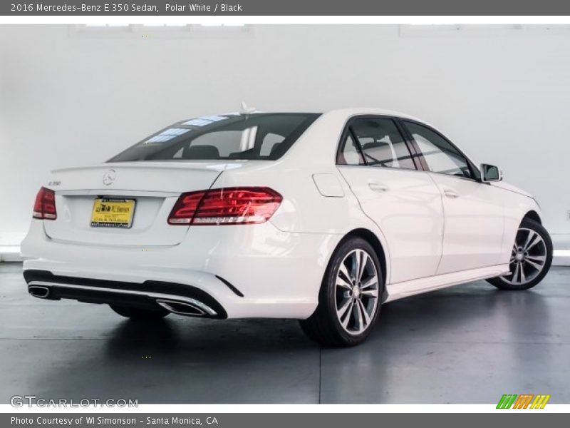 Polar White / Black 2016 Mercedes-Benz E 350 Sedan