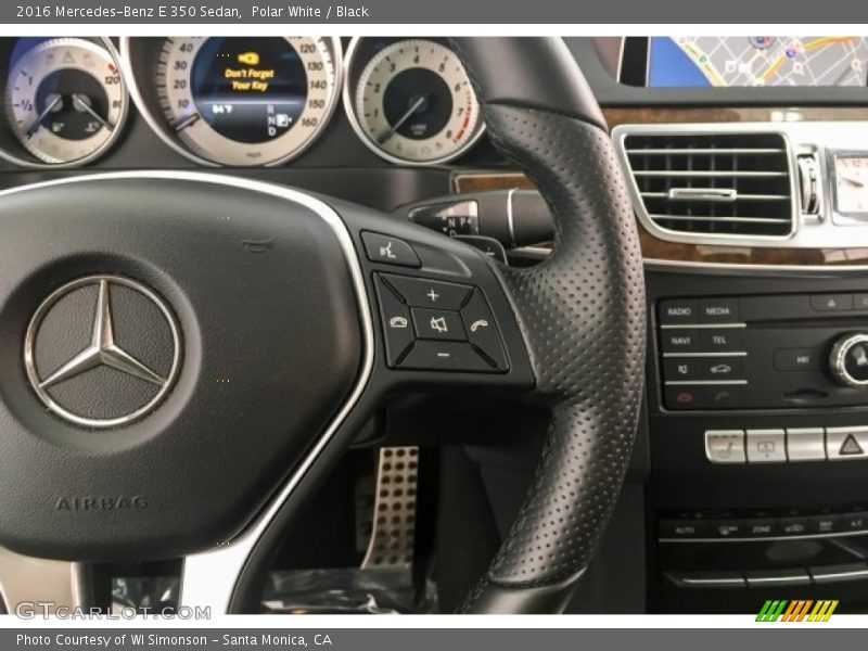 Polar White / Black 2016 Mercedes-Benz E 350 Sedan