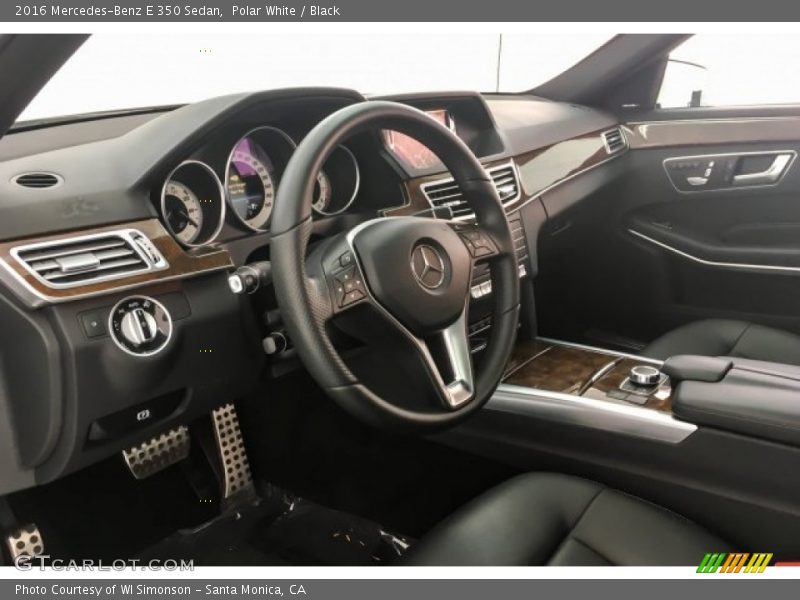 Polar White / Black 2016 Mercedes-Benz E 350 Sedan