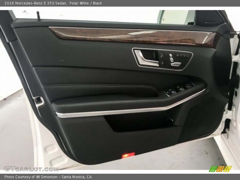 Polar White / Black 2016 Mercedes-Benz E 350 Sedan