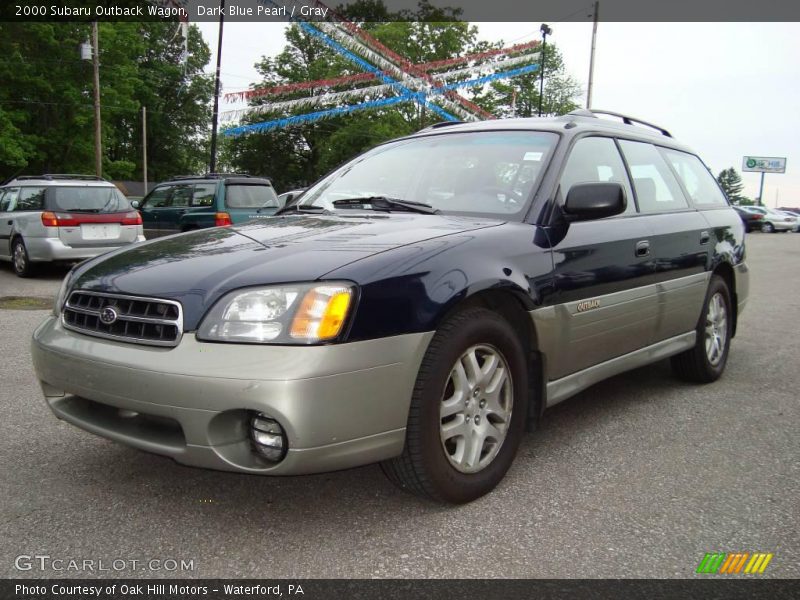 Dark Blue Pearl / Gray 2000 Subaru Outback Wagon