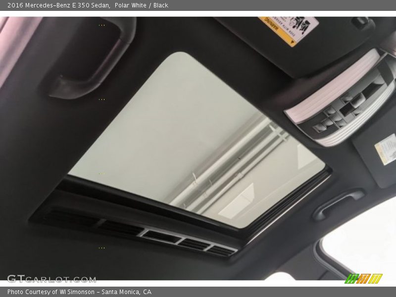 Polar White / Black 2016 Mercedes-Benz E 350 Sedan
