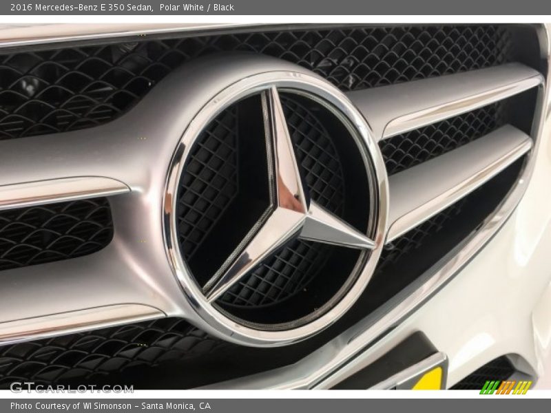 Polar White / Black 2016 Mercedes-Benz E 350 Sedan
