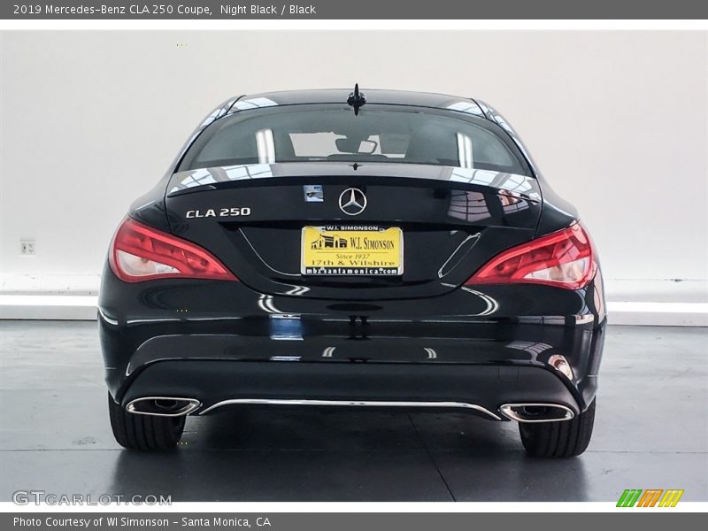 Night Black / Black 2019 Mercedes-Benz CLA 250 Coupe