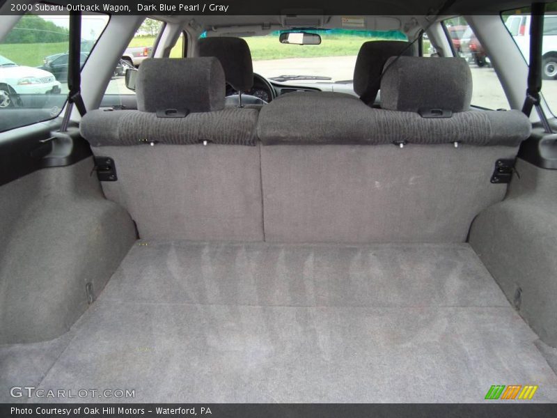 Dark Blue Pearl / Gray 2000 Subaru Outback Wagon