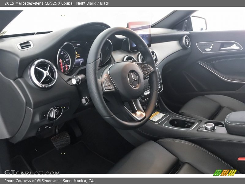  2019 CLA 250 Coupe Black Interior