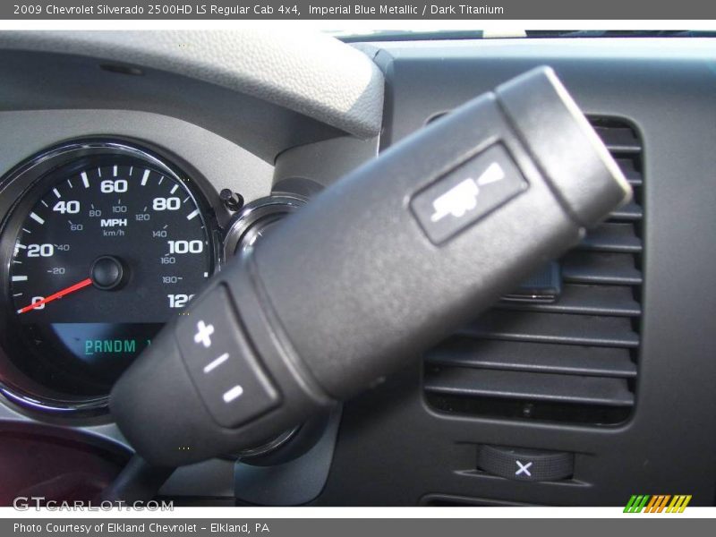 Imperial Blue Metallic / Dark Titanium 2009 Chevrolet Silverado 2500HD LS Regular Cab 4x4