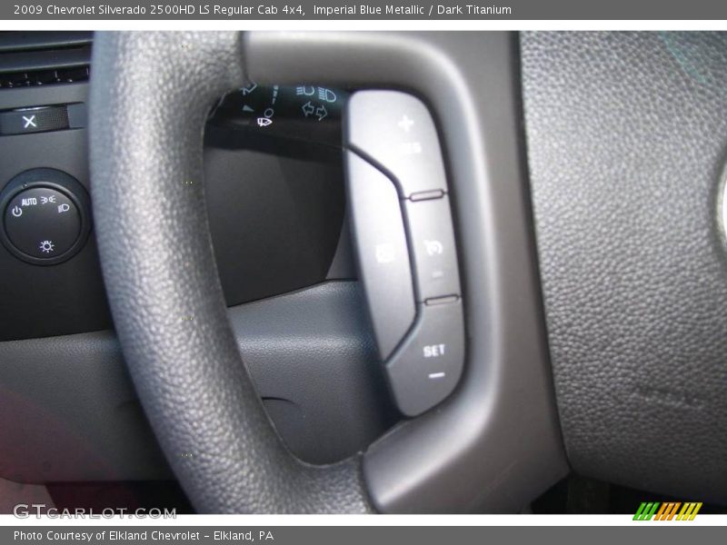 Imperial Blue Metallic / Dark Titanium 2009 Chevrolet Silverado 2500HD LS Regular Cab 4x4