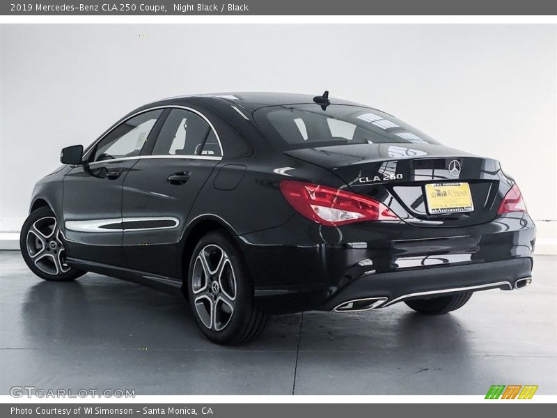 Night Black / Black 2019 Mercedes-Benz CLA 250 Coupe