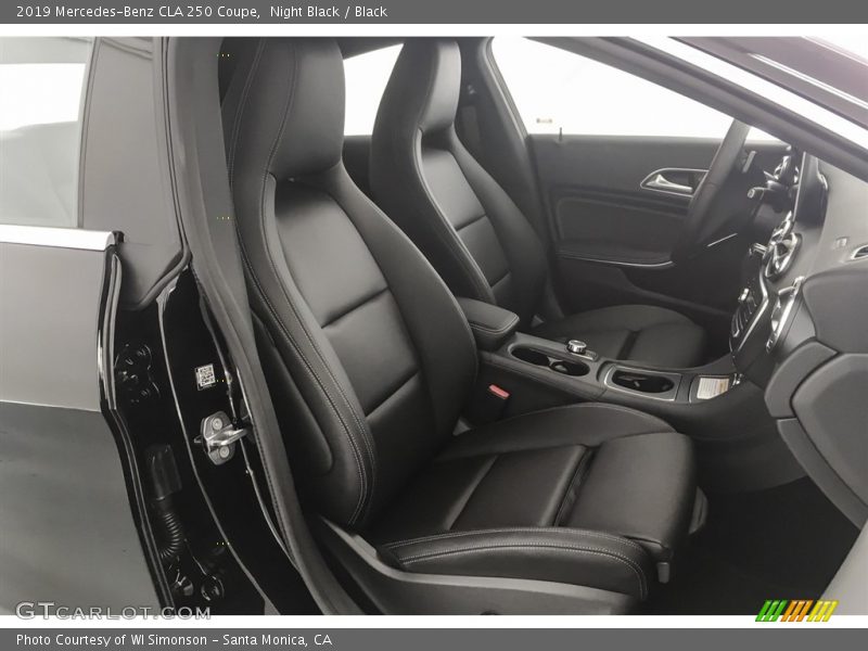 Front Seat of 2019 CLA 250 Coupe