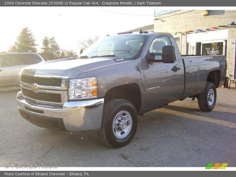 Graystone Metallic / Dark Titanium 2009 Chevrolet Silverado 2500HD LS Regular Cab 4x4