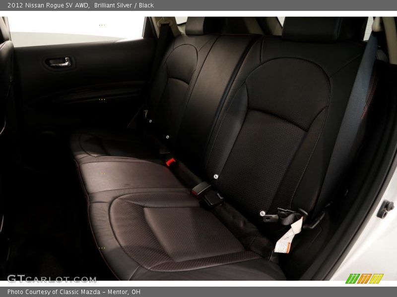 Brilliant Silver / Black 2012 Nissan Rogue SV AWD