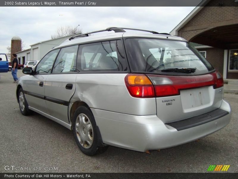 Titanium Pearl / Gray 2002 Subaru Legacy L Wagon
