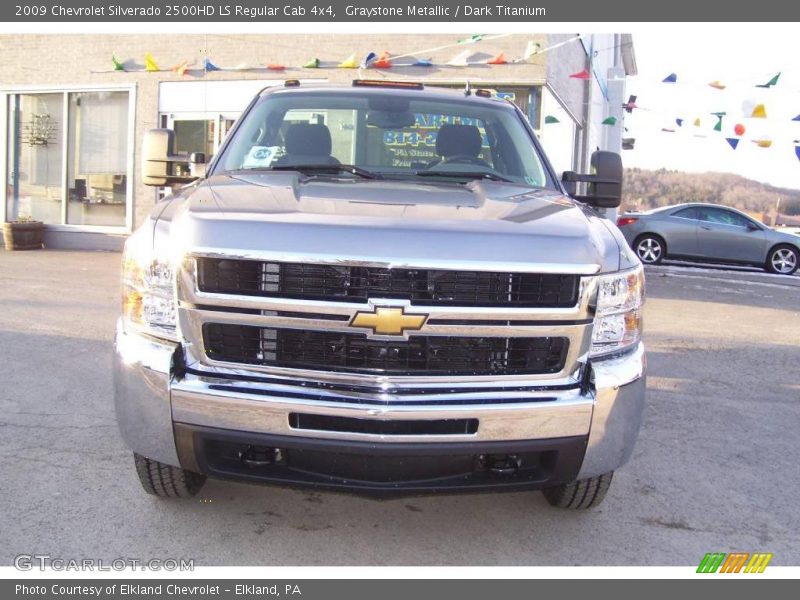 Graystone Metallic / Dark Titanium 2009 Chevrolet Silverado 2500HD LS Regular Cab 4x4