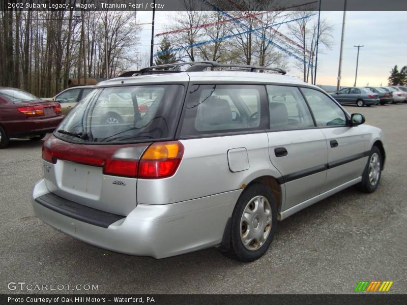 Titanium Pearl / Gray 2002 Subaru Legacy L Wagon