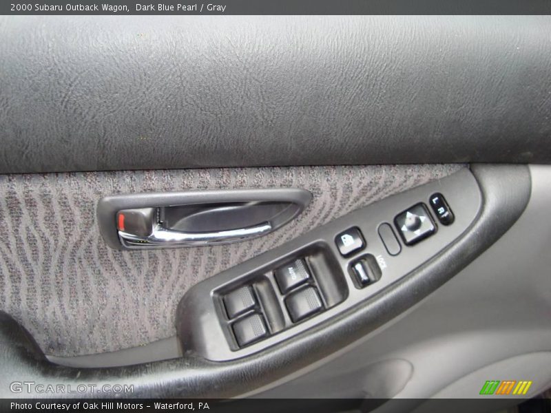 Dark Blue Pearl / Gray 2000 Subaru Outback Wagon