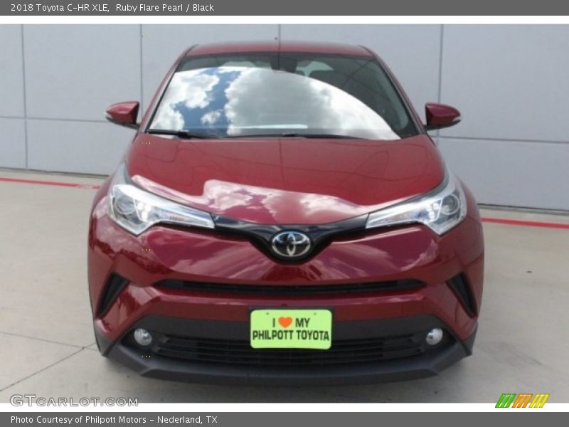 Ruby Flare Pearl / Black 2018 Toyota C-HR XLE