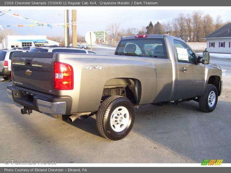 Graystone Metallic / Dark Titanium 2009 Chevrolet Silverado 2500HD LS Regular Cab 4x4