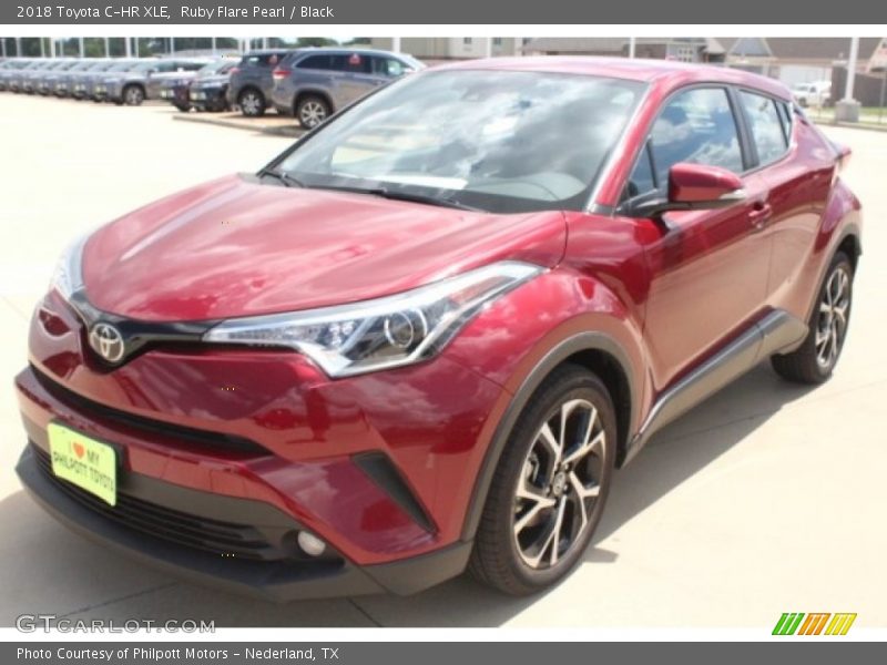 Ruby Flare Pearl / Black 2018 Toyota C-HR XLE