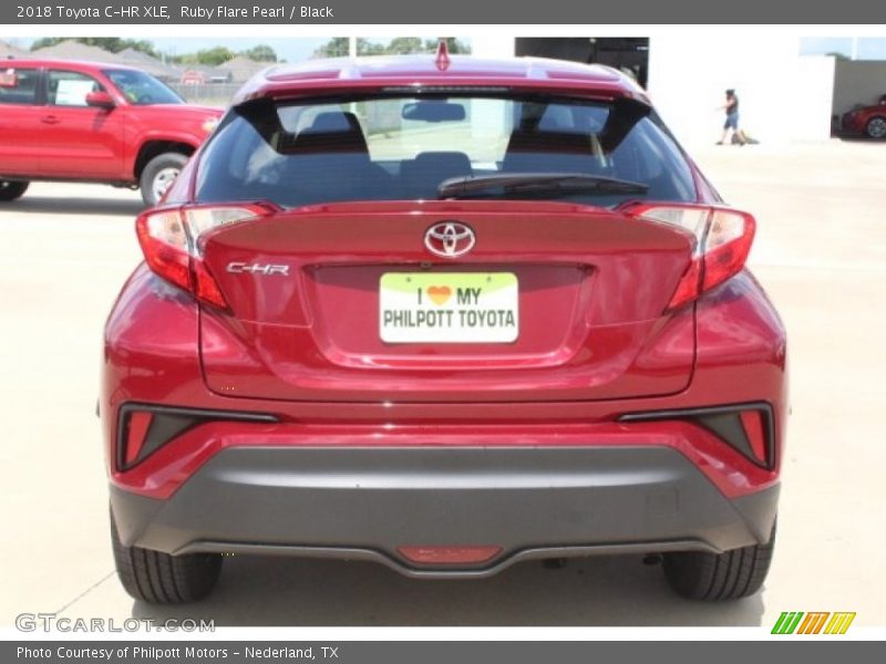 Ruby Flare Pearl / Black 2018 Toyota C-HR XLE