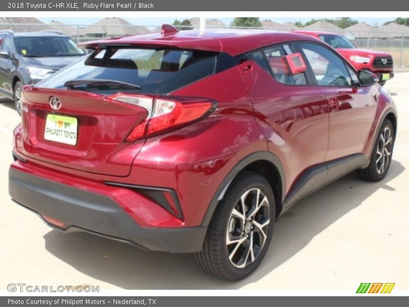 Ruby Flare Pearl / Black 2018 Toyota C-HR XLE