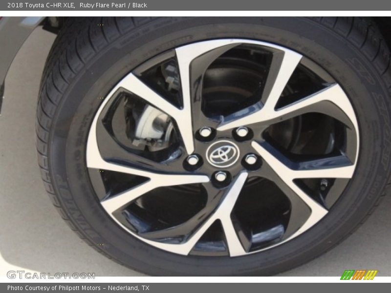 Ruby Flare Pearl / Black 2018 Toyota C-HR XLE