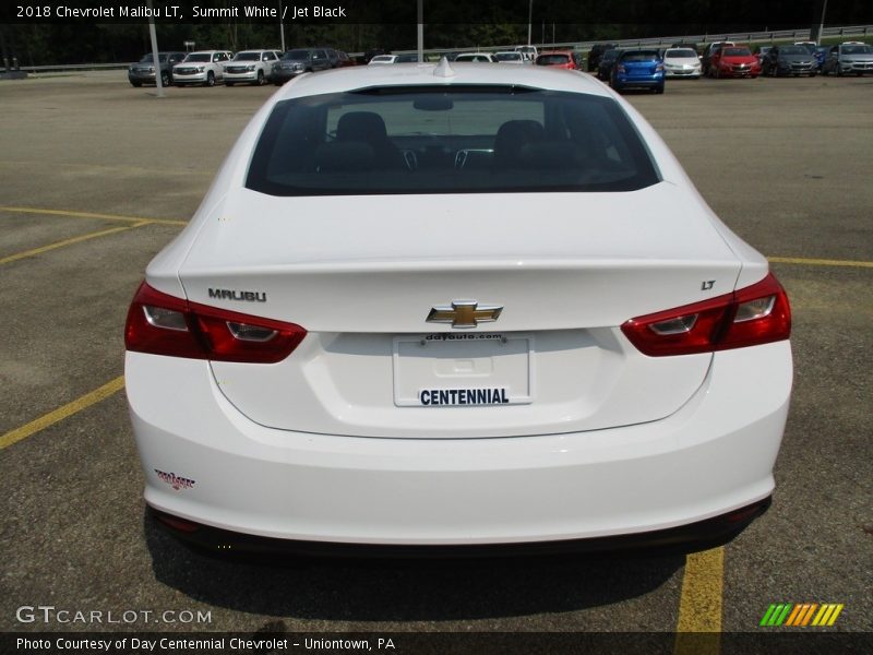 Summit White / Jet Black 2018 Chevrolet Malibu LT