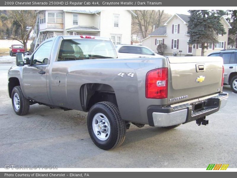 Graystone Metallic / Dark Titanium 2009 Chevrolet Silverado 2500HD LS Regular Cab 4x4