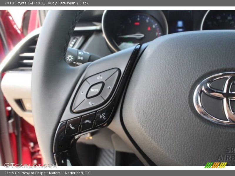 Ruby Flare Pearl / Black 2018 Toyota C-HR XLE