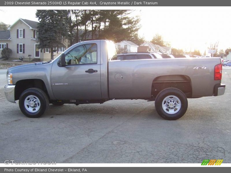 Graystone Metallic / Dark Titanium 2009 Chevrolet Silverado 2500HD LS Regular Cab 4x4
