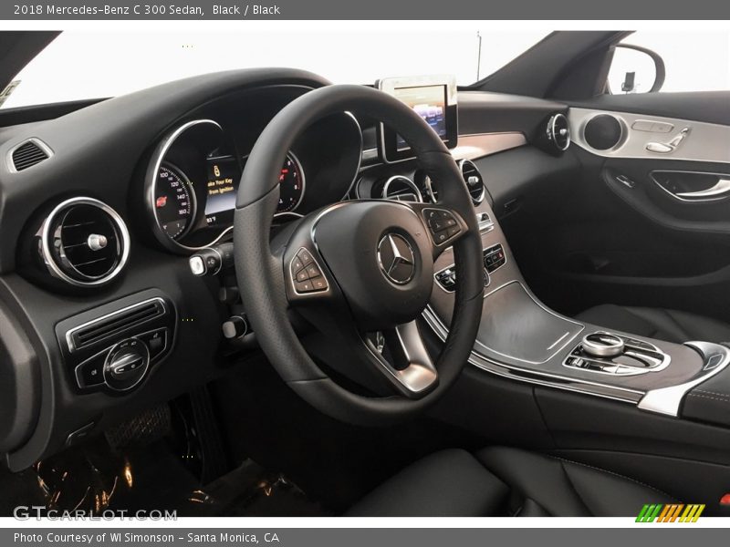 Black / Black 2018 Mercedes-Benz C 300 Sedan
