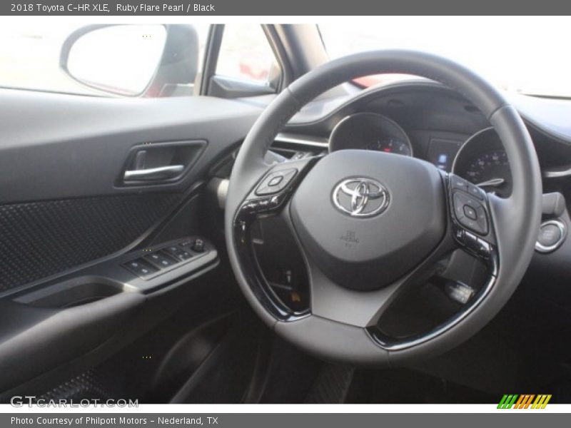 Ruby Flare Pearl / Black 2018 Toyota C-HR XLE