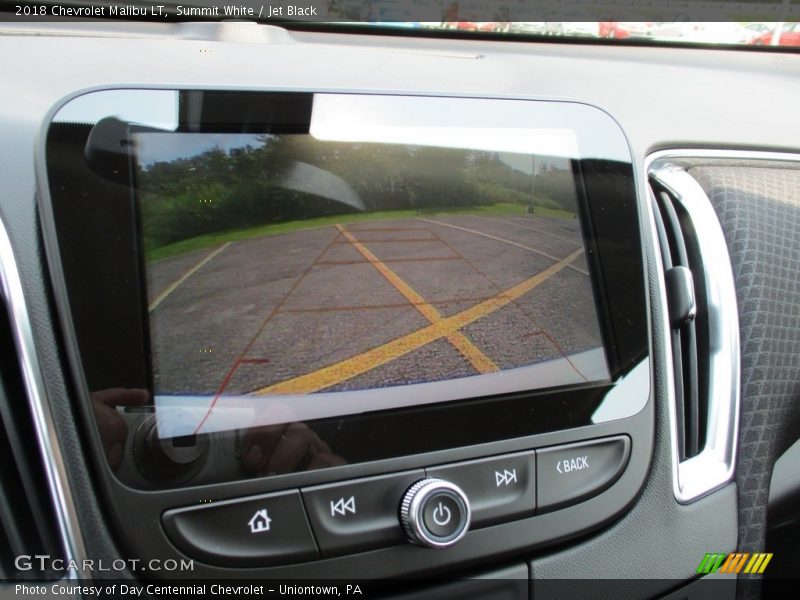 Summit White / Jet Black 2018 Chevrolet Malibu LT