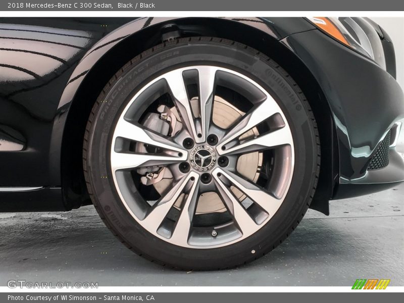 Black / Black 2018 Mercedes-Benz C 300 Sedan