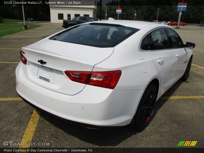 Summit White / Jet Black 2018 Chevrolet Malibu LT