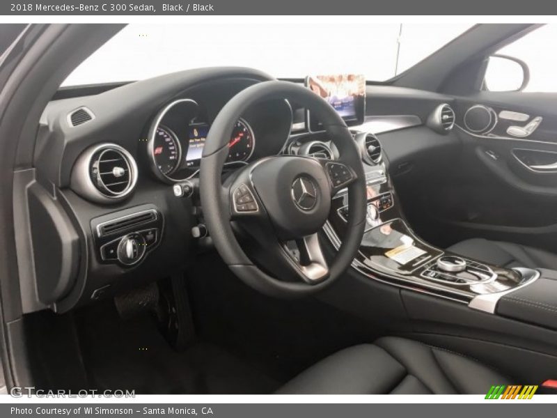 Black / Black 2018 Mercedes-Benz C 300 Sedan