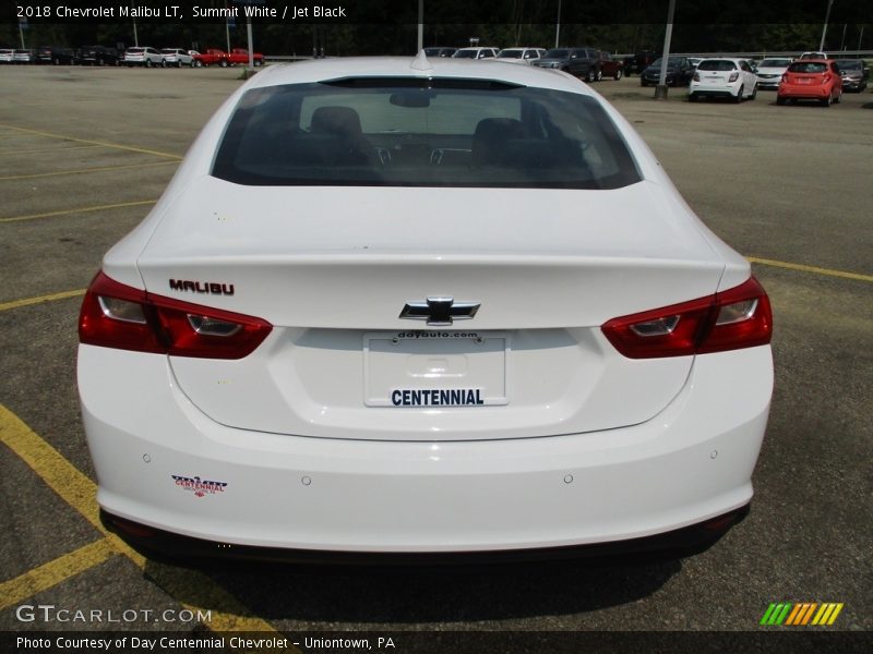 Summit White / Jet Black 2018 Chevrolet Malibu LT